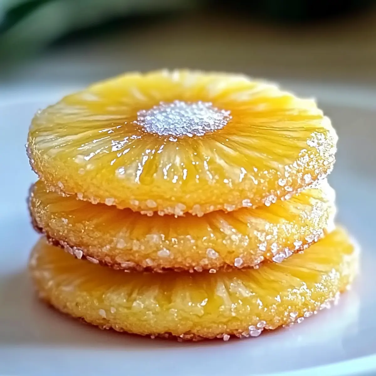 Pineapple Upside Sugar Cookies