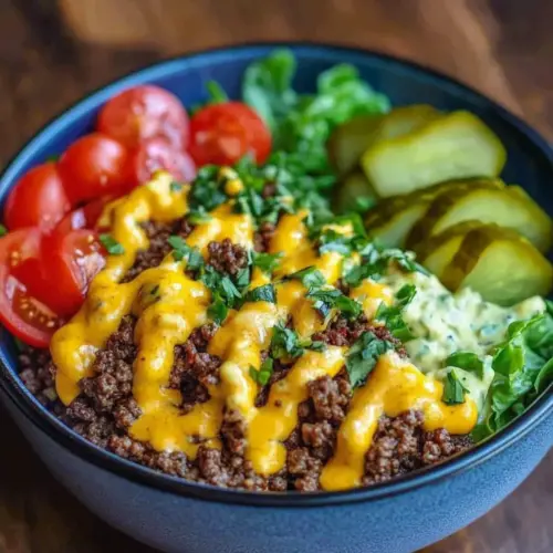 Cheeseburger Bowls Recipe