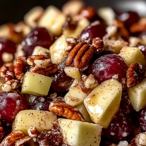 Cinnamon Apple Grape Salad