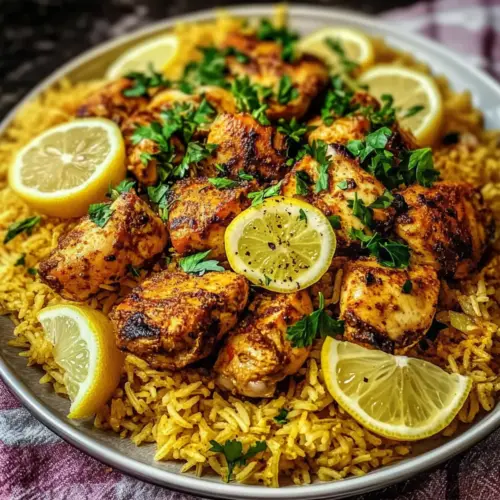 One Pot Shawarma Chicken And Rice
