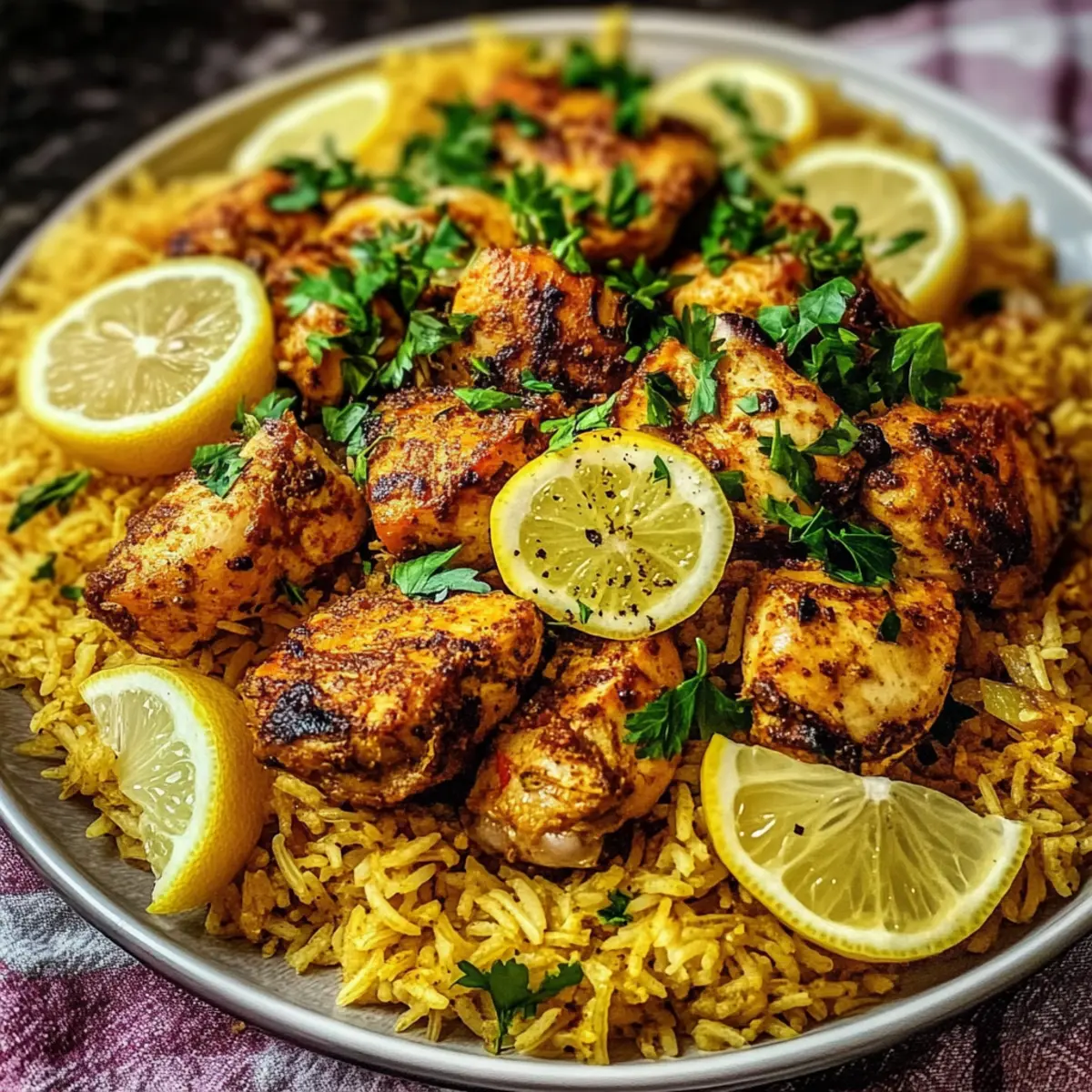 One Pot Shawarma Chicken And Rice
