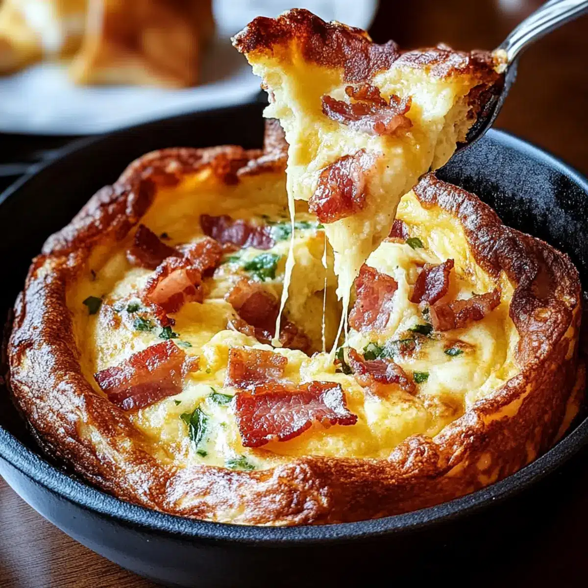 Cheddar & Bacon Dutch Baby