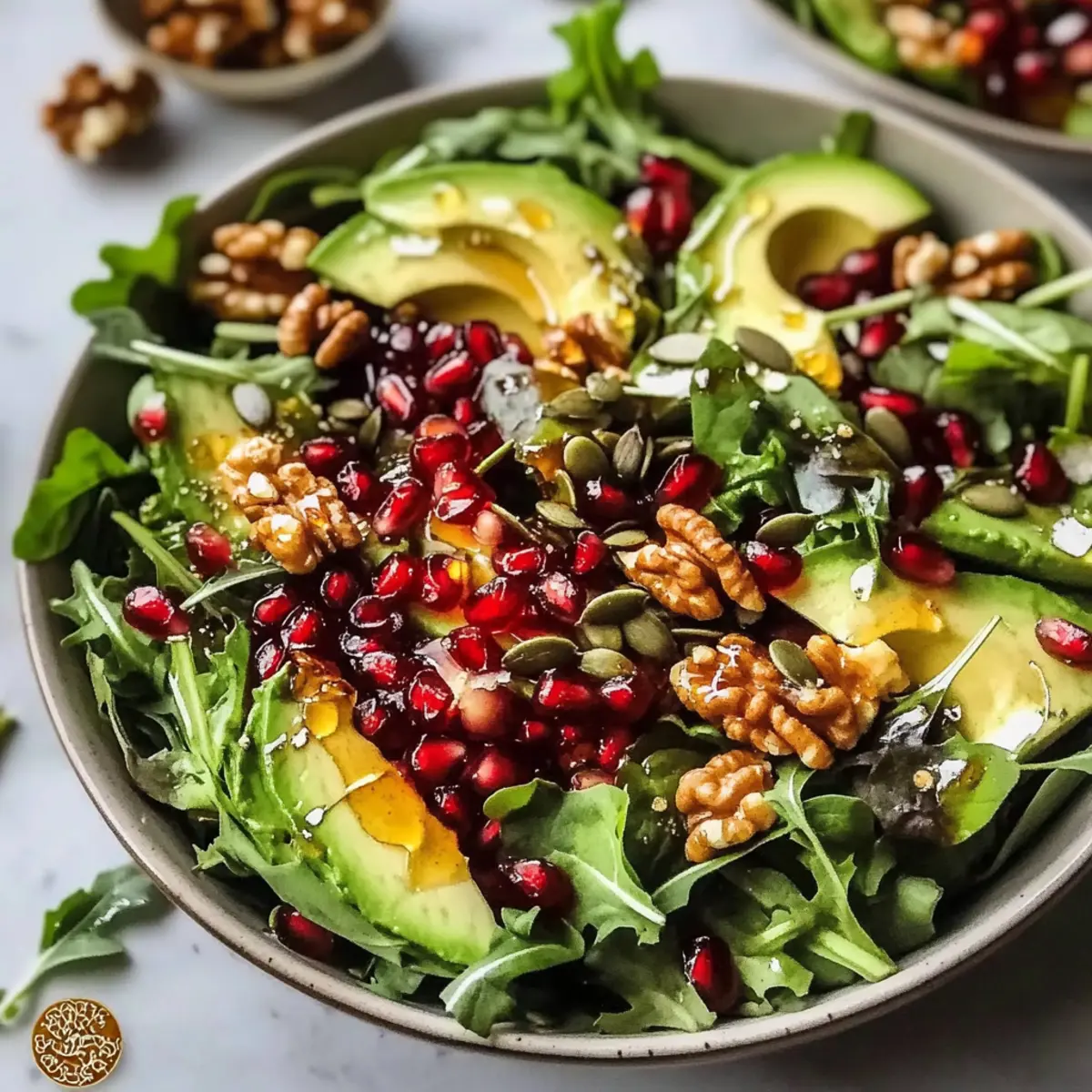 Christmas Salad with Honey Mustard