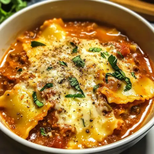 Creamy Lasagna Soup