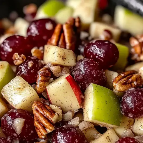 Cinnamon Apple Grape Salad