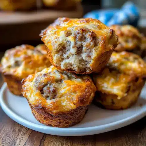 Cheesy Sausage Muffins