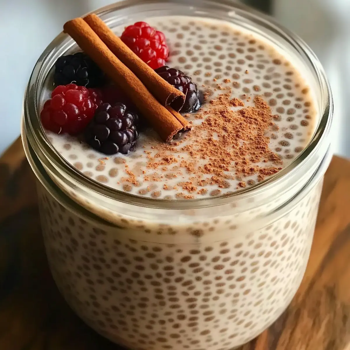 Vanilla Cinnamon Chia Pudding Recipe