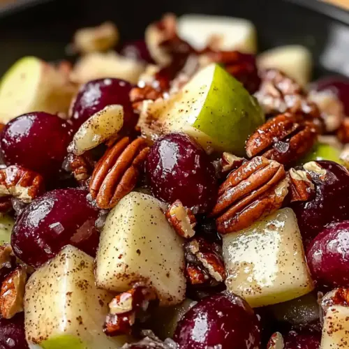 Cinnamon Apple Grape Salad