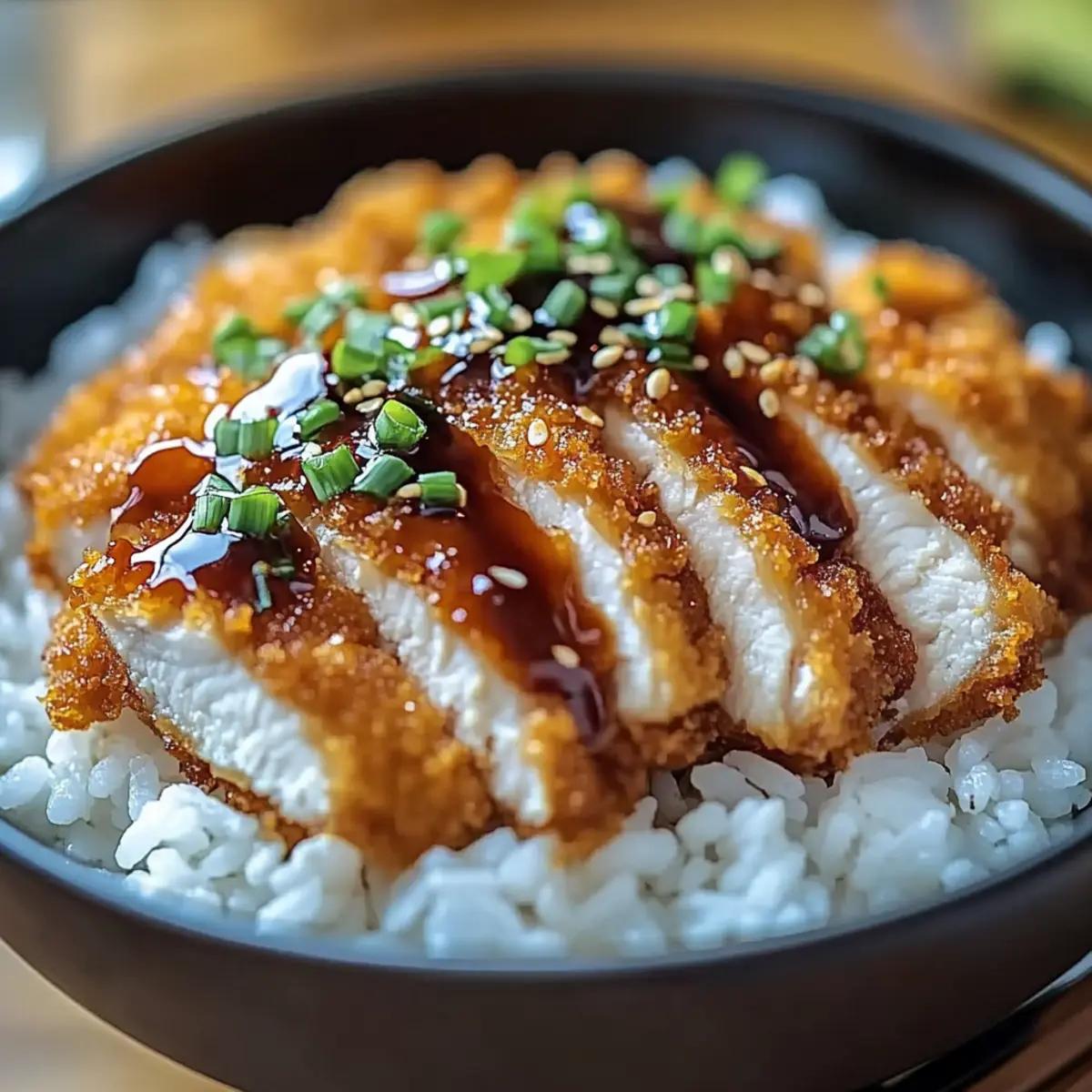 Japanese Katsu Bowls with Tonkatsu