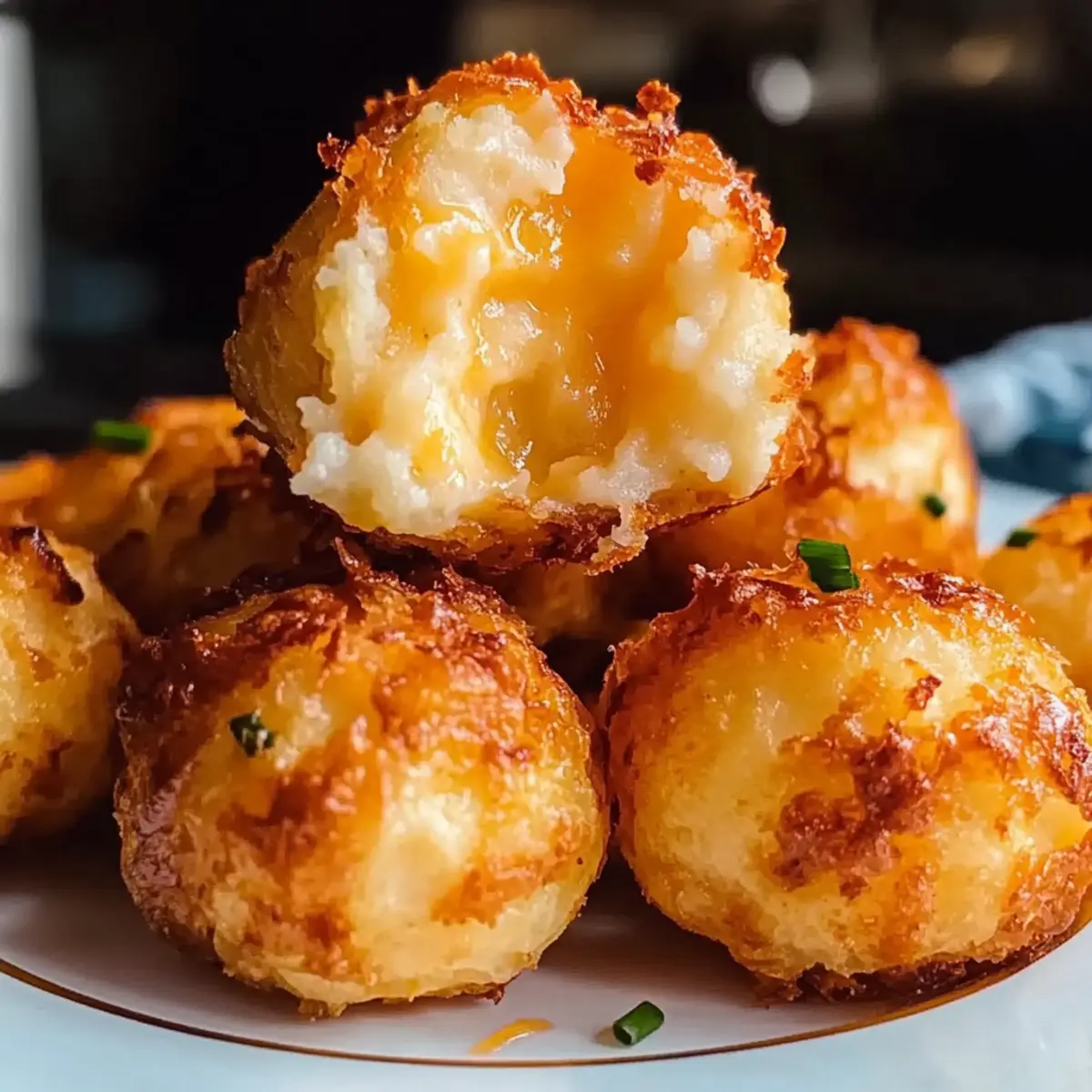 Mashed Potato Cheese Puffs