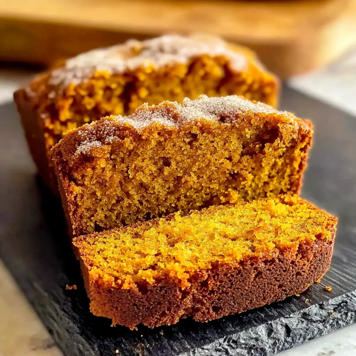 Mini Pumpkin Bread with Cinnamon Swirl