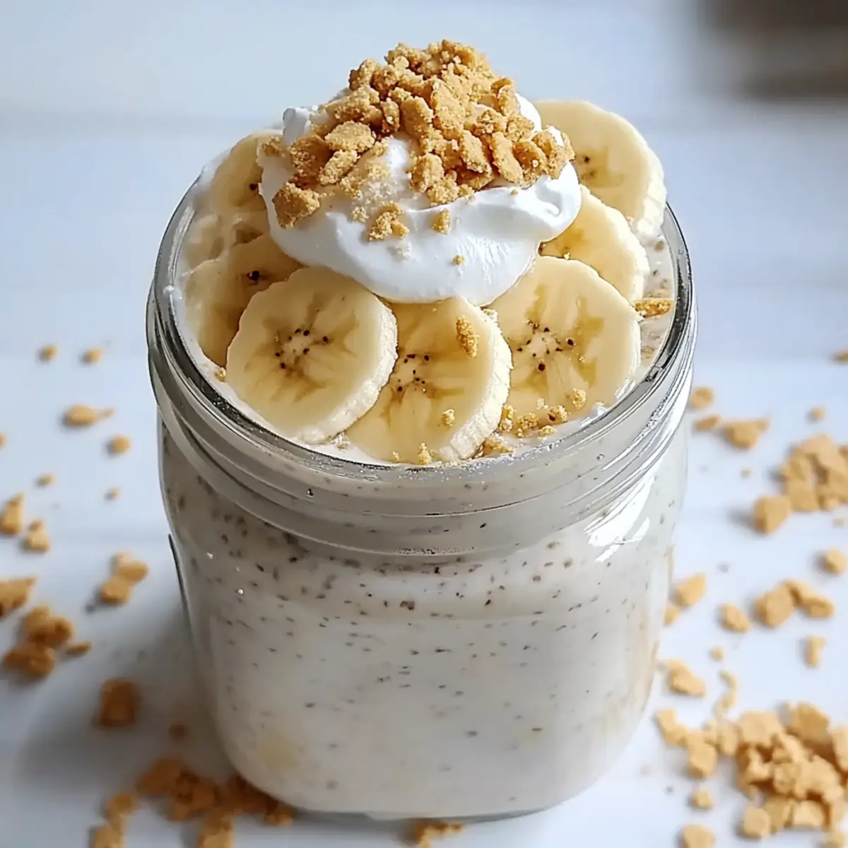Banana Cream Pie Overnight Oats