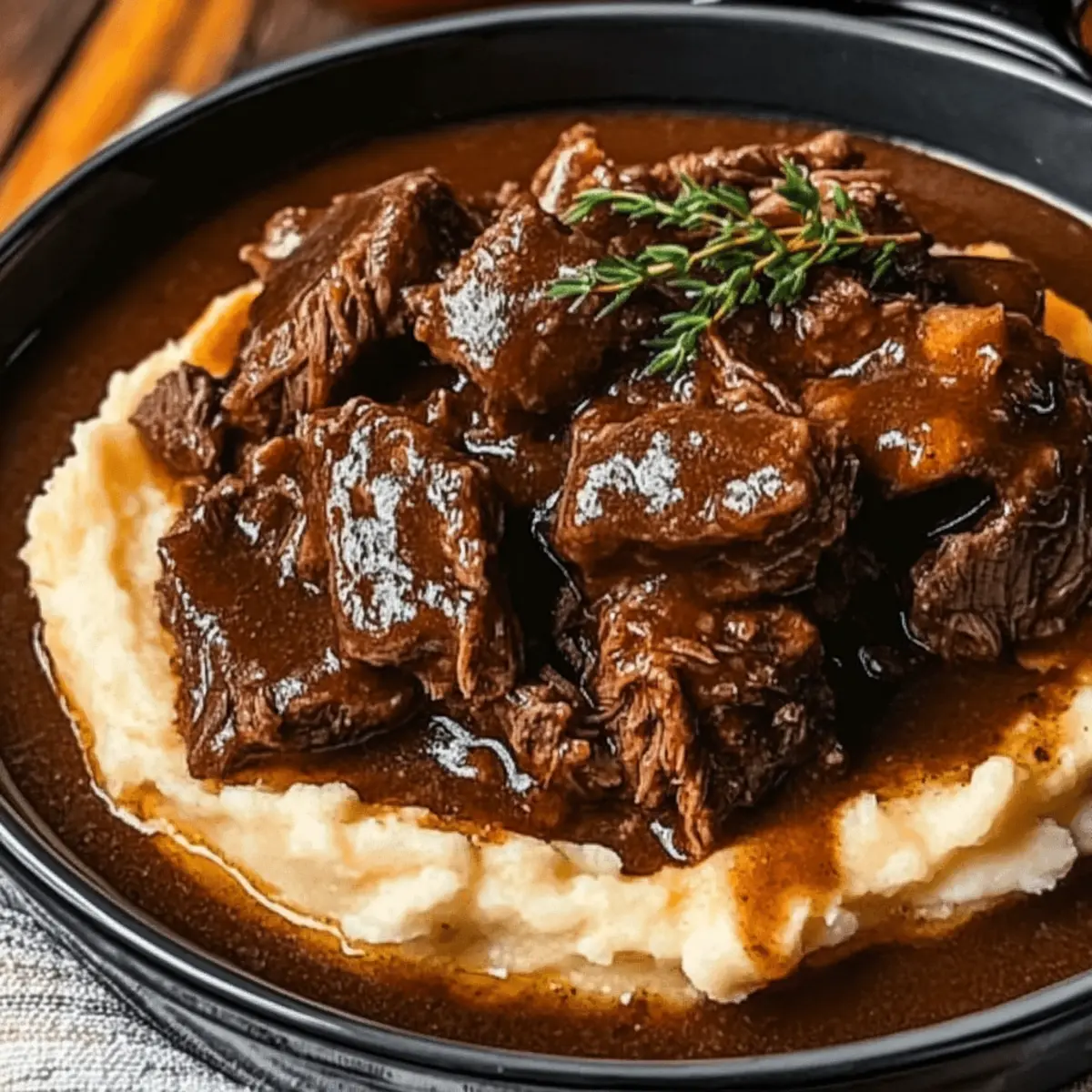 Slow Cooker Beef Manhattan