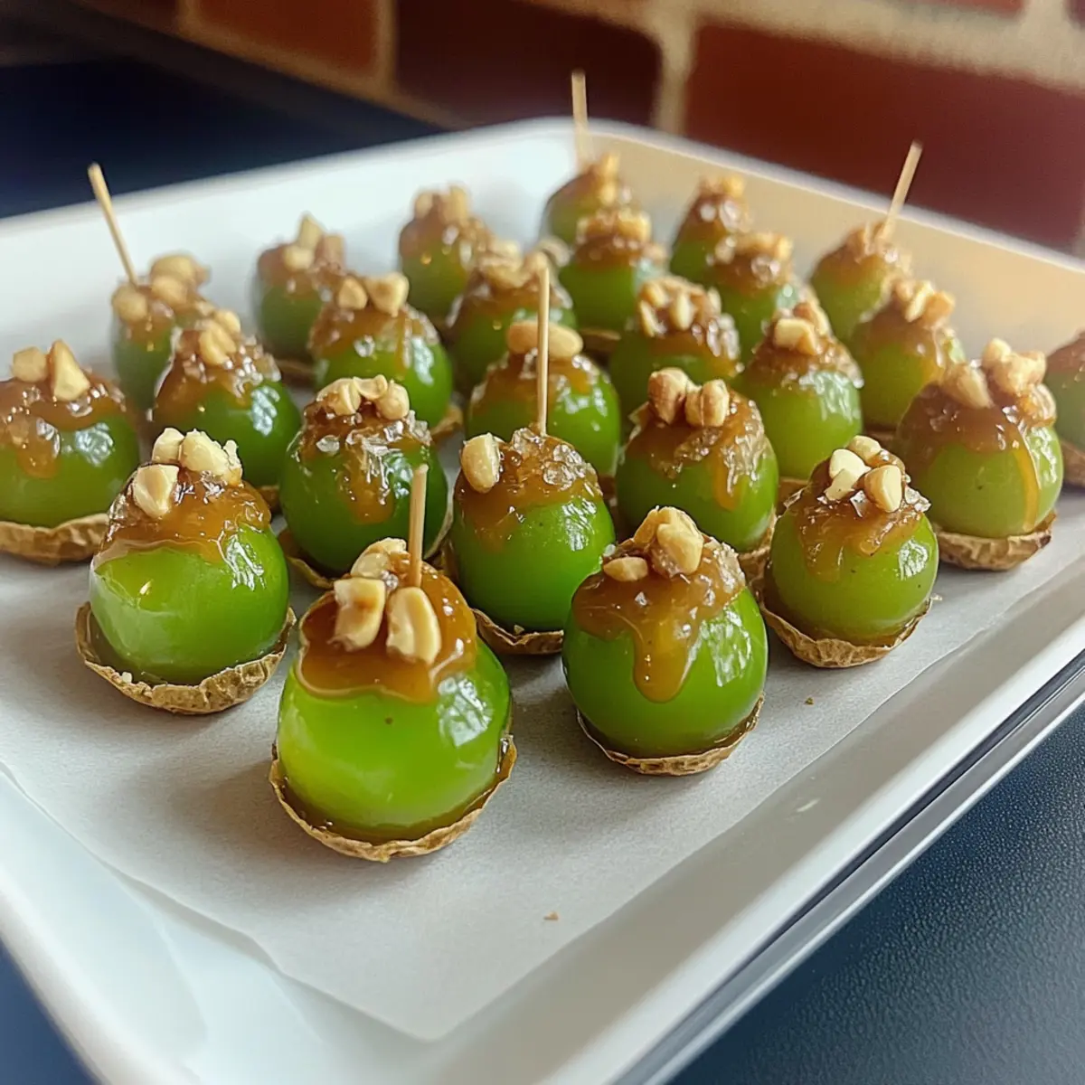 Caramel Apple Grapes