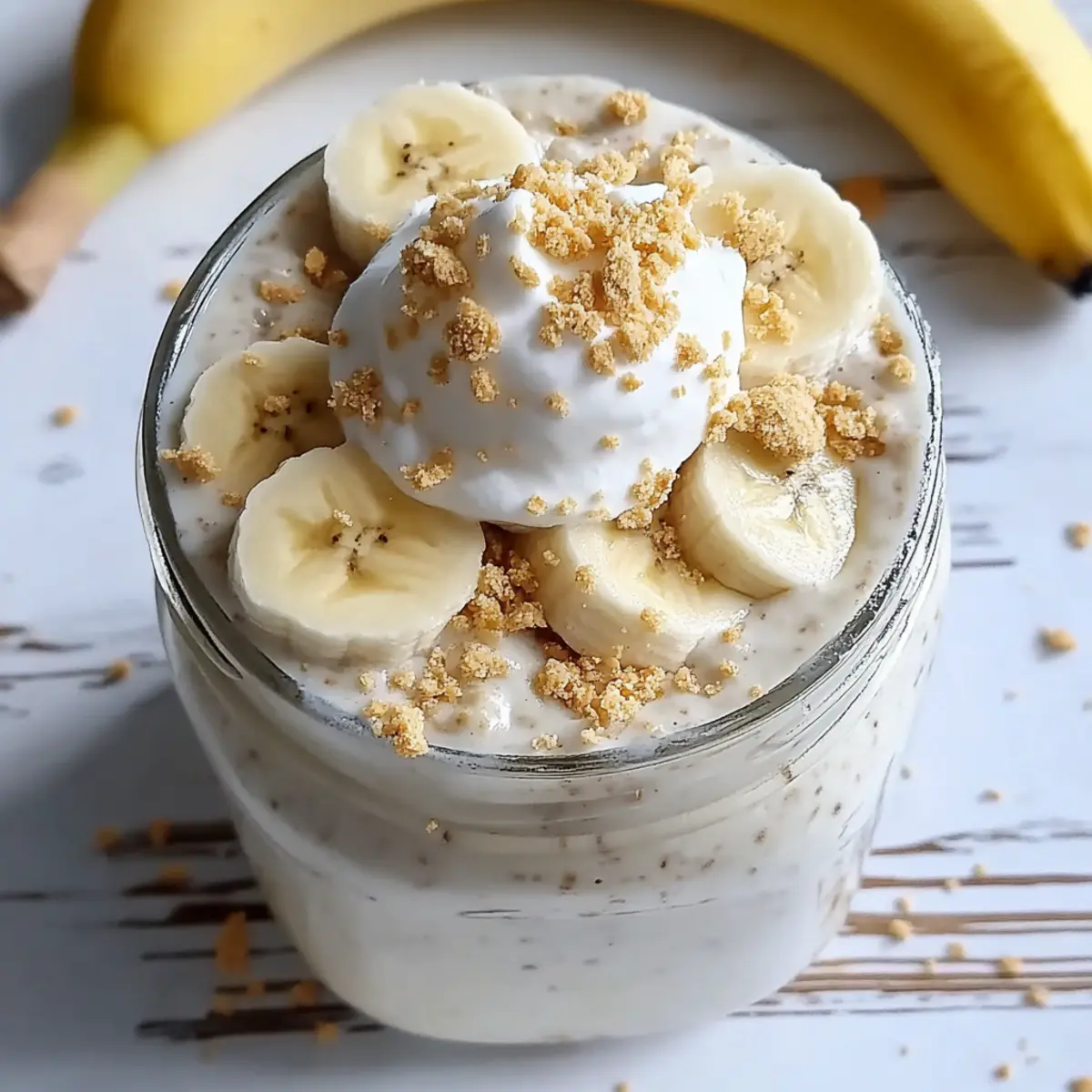 Banana Cream Pie Overnight Oats