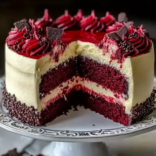 Red Velvet Cheesecake Layer Cake