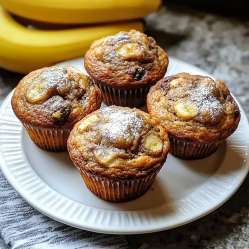 Greek Yogurt Banana Muffins