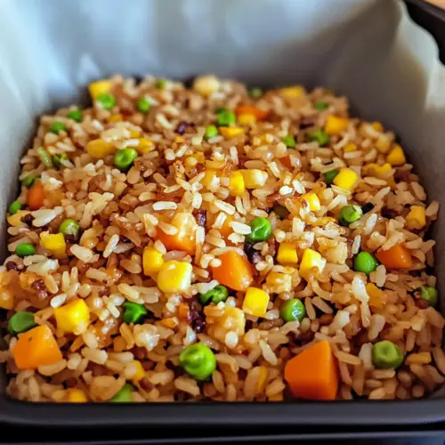 Air Fryer Fried Rice Recipe