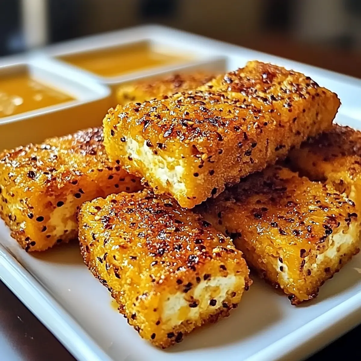 Baked Honey Mustard Tofu Tenders