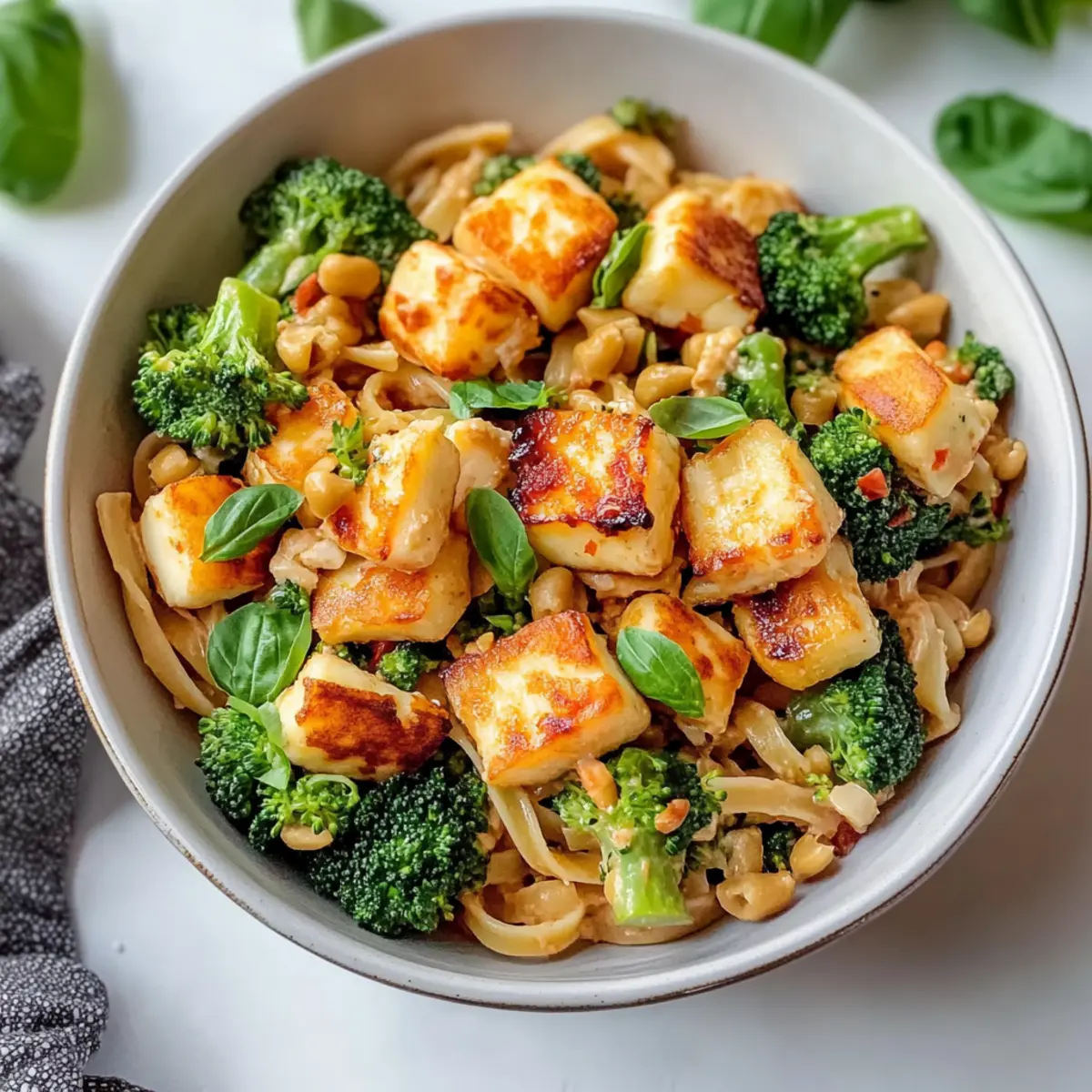 Halloumi Pasta Salad