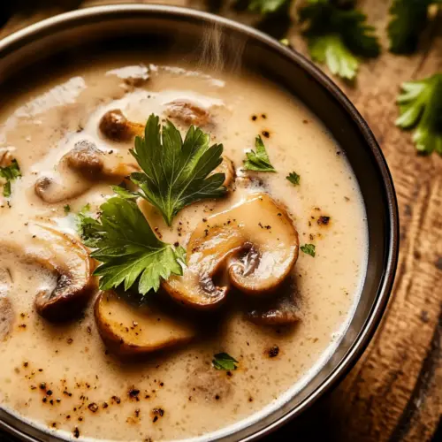 Cottage Cheese Mushroom Soup