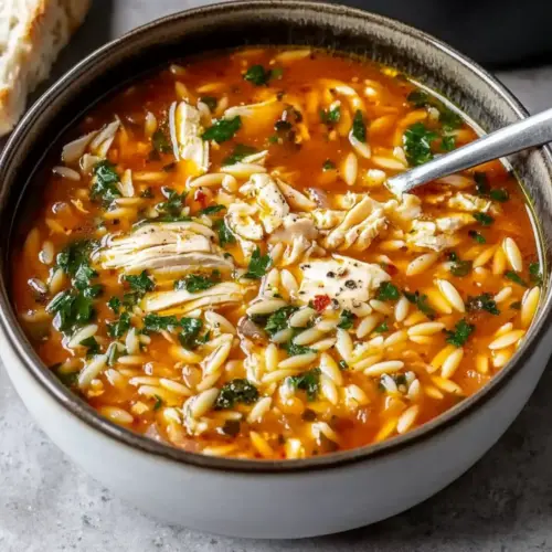 Chicken Orzo Tomato Soup Recipe