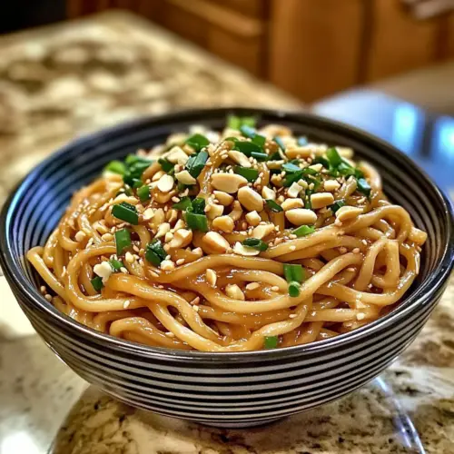 Sesame Peanut Noodles