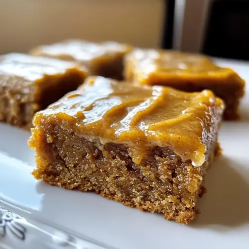 Sour Cream Pumpkin Bars