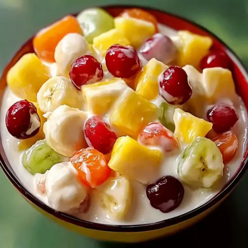 Creamy Tropical Fruit Salad