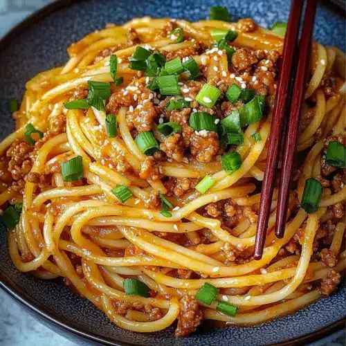 Asian-Style Ground Beef Spaghetti