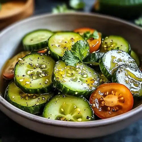 Honey Lime Cucumber Salad