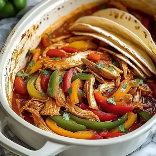 Crockpot Chicken Fajitas