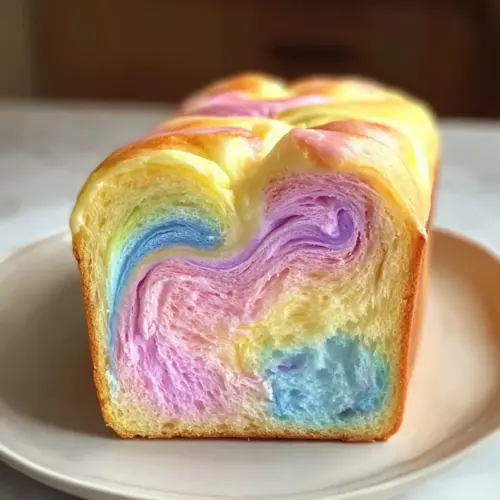 Cloud Bread Recipe Pastel Swirl Loaf