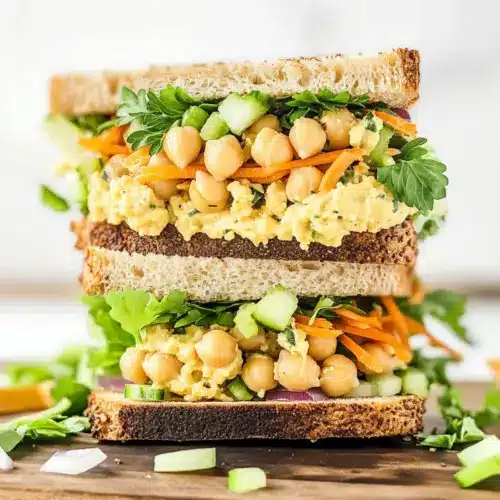 Chickpea Salad Sandwich (Vegan)