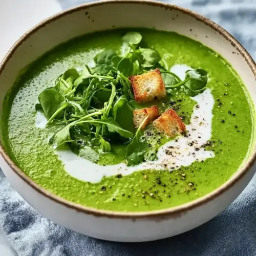 GREEN WATERCRESS AND ARUGULA SOUP