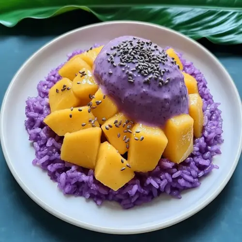 Mango Ube Sticky Rice