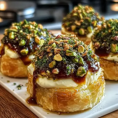 Pistachio-Crusted Brie Bites