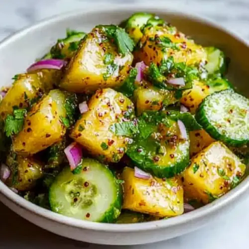 Pineapple Cucumber Salad