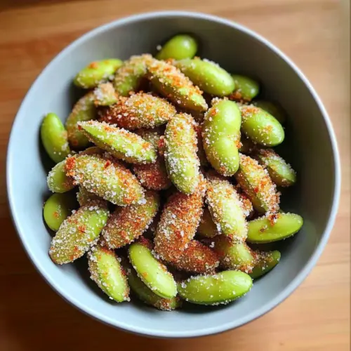 Parmesan Garlic Edamame
