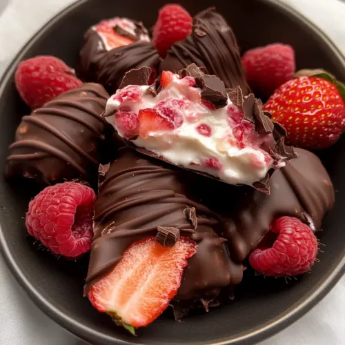 Viral Chocolate Strawberry Yogurt