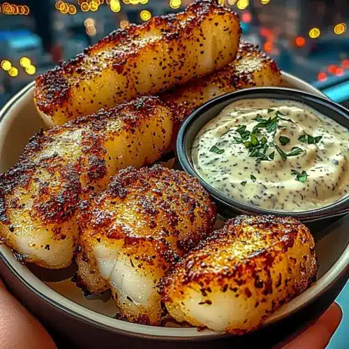 Garlic Butter Cod Bites