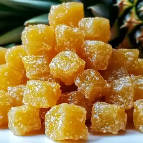 Candied Pineapple Bites