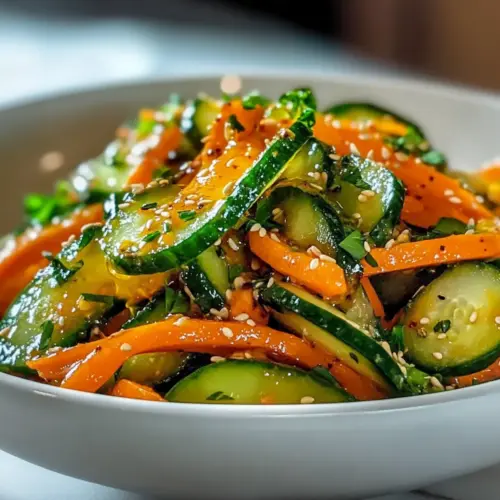 Cucumber Carrot Salad